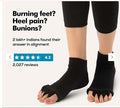 Foot Alignment Socks for Men & Women | 5 Toe Separator | Bunion Corrector | Foot Pain Relief