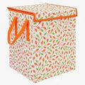 Multipurpose Fabric Laundry Basket with Lid & Handles. (Pack of 1)